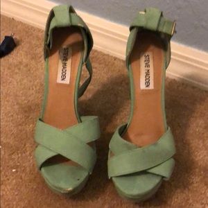 Teal Steve Madden shoes